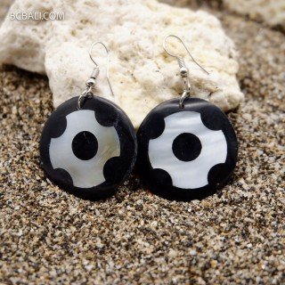 Handcrafted Shell Earrings Original Handmade in Bali